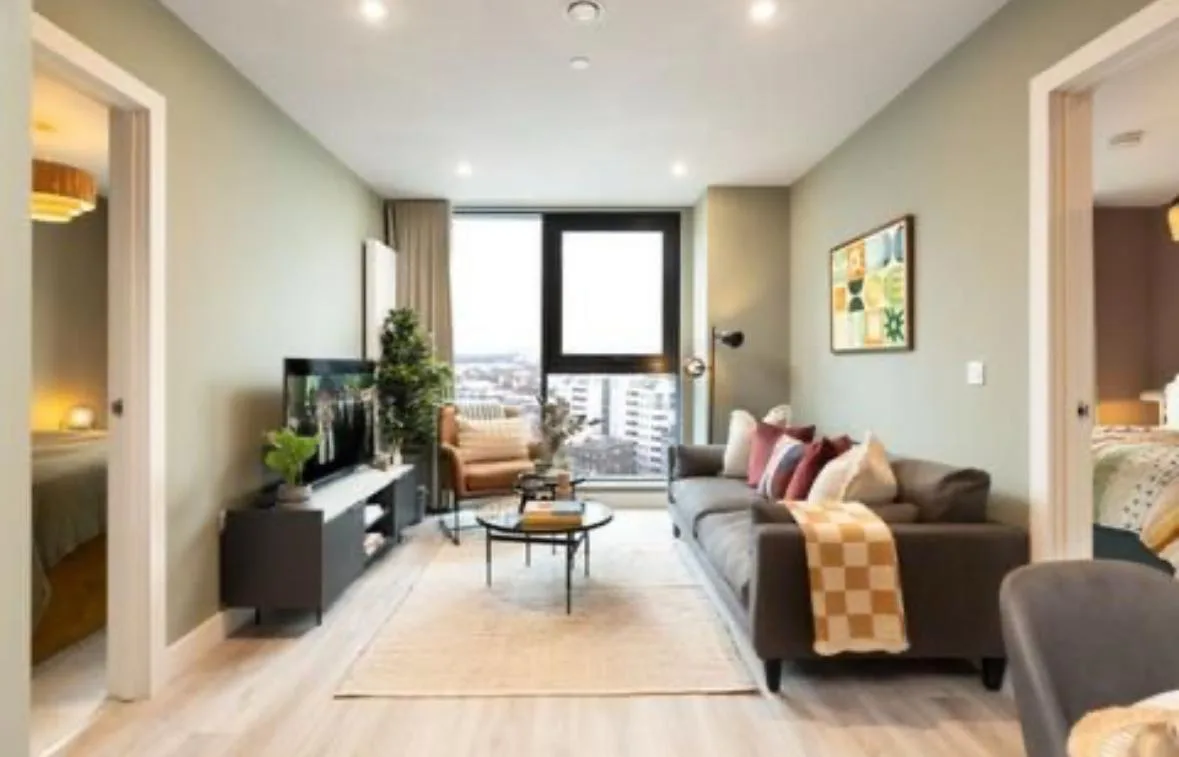 Residential development interior.
